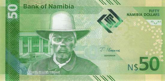 Namibia p22a 50 Dollar 2025
